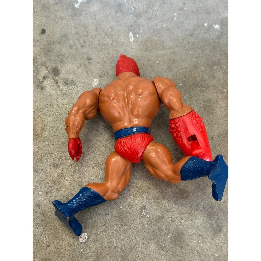 Mattel Masters of the Universe Clawful Action Figure Vintage 1981 MOTU Red Blue